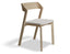 Merano Chair - Upholstered Seat and Veneer Back - by TON