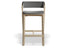 Merano Stool - Natural Oak - Black Pad - by TON