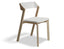 Merano Chair - Natural Oak - White Pad - by TON