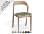 Mia Chair - Natural - Custom Upholstered