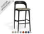 Mia Stool - Black - Custom Upholstered
