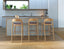 Mia Stool - Natural - Custom Upholstered