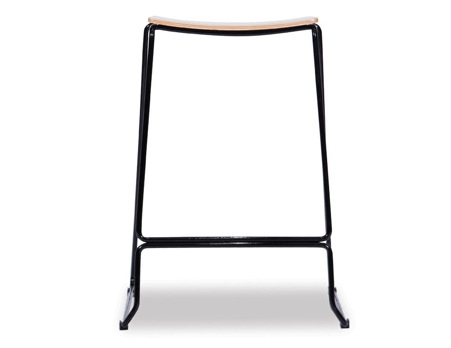 Ardent Stool - Black - Natural