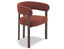 Nodus Armchair - Walnut - Terracotta