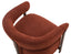 Nodus Lounge Chair - Walnut - Terracotta