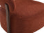 Nodus Lounge Chair - Walnut - Terracotta
