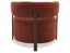 Nodus Lounge Chair - Walnut - Terracotta