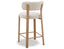 Nodus Counter Stool - Oak - Grey
