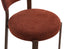 Nodus Counter Stool - Walnut - Terracotta