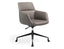 Nola Armchair - High Arm - Swivel Base with Castors
