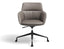Nola Armchair - High Arm - Swivel Base with Castors