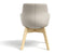 Nola Armchair - High Arm - Wood Base