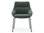 Nola Armchair - Low Arm - 4 Post Base