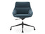 Nola Armchair - Low Arm - Swivel Base with Castors