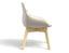 Nola Armchair - Low Arm - Wood Base