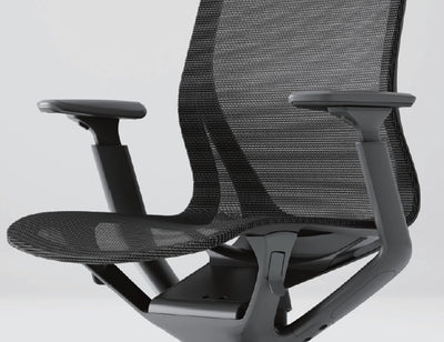 Gravity Ergonomic Office Chair - Charcoal Frame - Charcoal Mesh