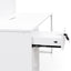 2 Seater 160cm Office Desk  With Privacy Screen - White - Upgraded Legs