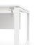 2 Seater 160cm Office Desk  With Privacy Screen - White - Upgraded Legs
