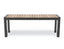 Vydel Bench Seat - Outdoor - 120cm - Teak - Charcoal