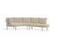Aluna Sofa Right End Open - Latte - Outdoor