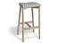 Andi Backless Bar Stool - Natural - Custom Upholstered