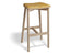 Andi Backless Bar Stool - Natural - Custom Upholstered