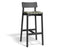 Andi Bar Stool - Black - Custom Upholstered