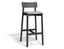 Andi Bar Stool - Black - Custom Upholstered