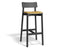 Andi Bar Stool - Black - Custom Upholstered