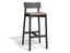 Andi Bar Stool - Black - Custom Upholstered