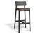 Andi Bar Stool - Black - Custom Upholstered