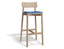 Andi Bar Stool - Natural - Custom Upholstered