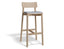 Andi Bar Stool - Natural - Custom Upholstered