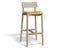 Andi Bar Stool - Natural - Custom Upholstered
