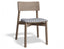 Andi Dining Chair - Walnut - Custom Upholstered