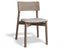 Andi Dining Chair - Walnut - Custom Upholstered
