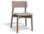 Andi Dining Chair - Walnut - Custom Upholstered