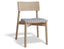 Andi Dining Chair - Natural - Custom Upholstered