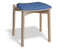 Andi Low Stool - Natural - Custom Upholstered