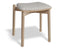 Andi Low Stool - Natural - Custom Upholstered
