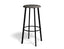 Atlas Bar Stool - Black - Fabric Seat