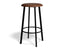 Atlas Bar Stool - Black - Vintage PU Seat