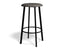 Atlas Bar Stool - Black - Fabric Seat