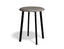 Atlas Low Stool - Black - Vintage PU Seat
