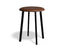 Atlas Low Stool - Black - Vintage PU Seat