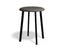 Atlas Low Stool - Black - Fabric Seat