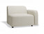 Atticus Modular Sofa Section - Right Arm - Ivory Cream