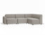 Atticus Modular Sofa - Config A or B Chaise Return - Oyster Grey