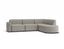 Atticus Modular Sofa - Config D or E Curved Open End - Oyster Grey