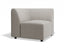 Atticus Modular Sofa Section - Corner - Oyster Grey